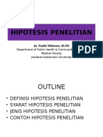 Hipotesis Penelitian