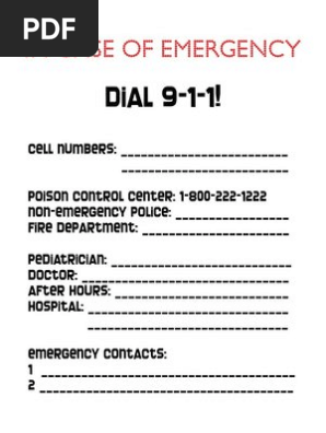 Emergency Contact List