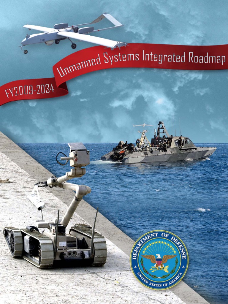 Dod Unmanned Systems Roadmap 2009 2034 PDF Unmanned Aerial Vehicle Cbrn Defense