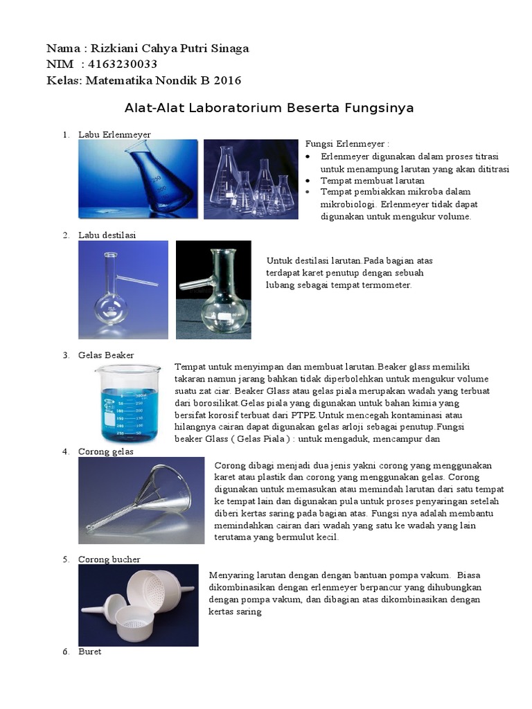 Alat Laboratorium dan Fungsinya | PDF | Griya & Taman | Kesehatan Holistik