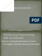 Chapter 2 Java Introduction
