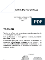 Resistencia de Materiales - Torsion