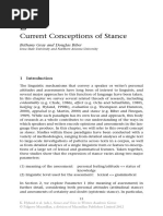 Current Conceptions of Stance: Bethany Gray and Douglas Biber