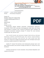 38 Surat Pengantar Permohonan Sponsorship PT Indosat TBK