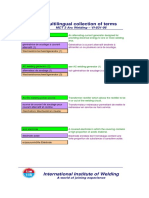 Vocabulário de Soldagem Em Inglês, Francês e Alemão