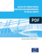 Access of Young People From Disadvantaged Neighbourhoods To Social Rights