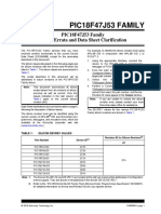 PIC18F47J53 Family Silicon Errata and Data Sheet Clarification