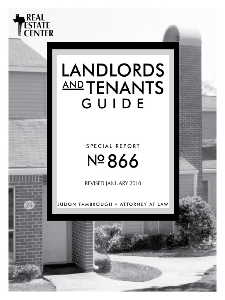 The Landlord-Tenant Guide | PDF | Leasehold Estate | Landlord