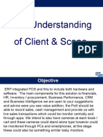 Our Understanding of Client & Scope