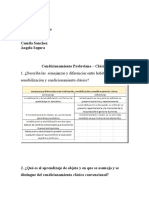 Condicionamiento Pavloviano Clásico