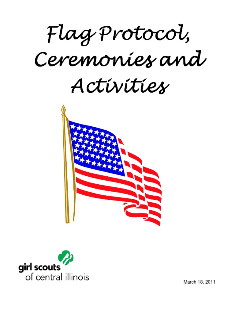 Flag Protocol Flag Of The United States Flag