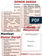 Syarat Donor Darah