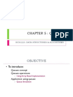 Chapter 5: Queues: Bcs1223: Data Structures & Algorithms