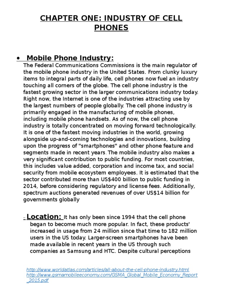 literature review mobile phones Mobile Phones Gross Domestic Product