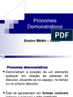 Pronomes demonstrativos e indefinidos