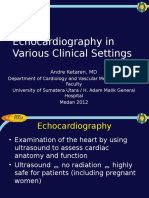 Echocardiography Role in Clinical Settings (NTCM 2012)