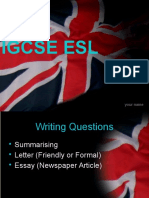IGCSE ESL Writing Guide