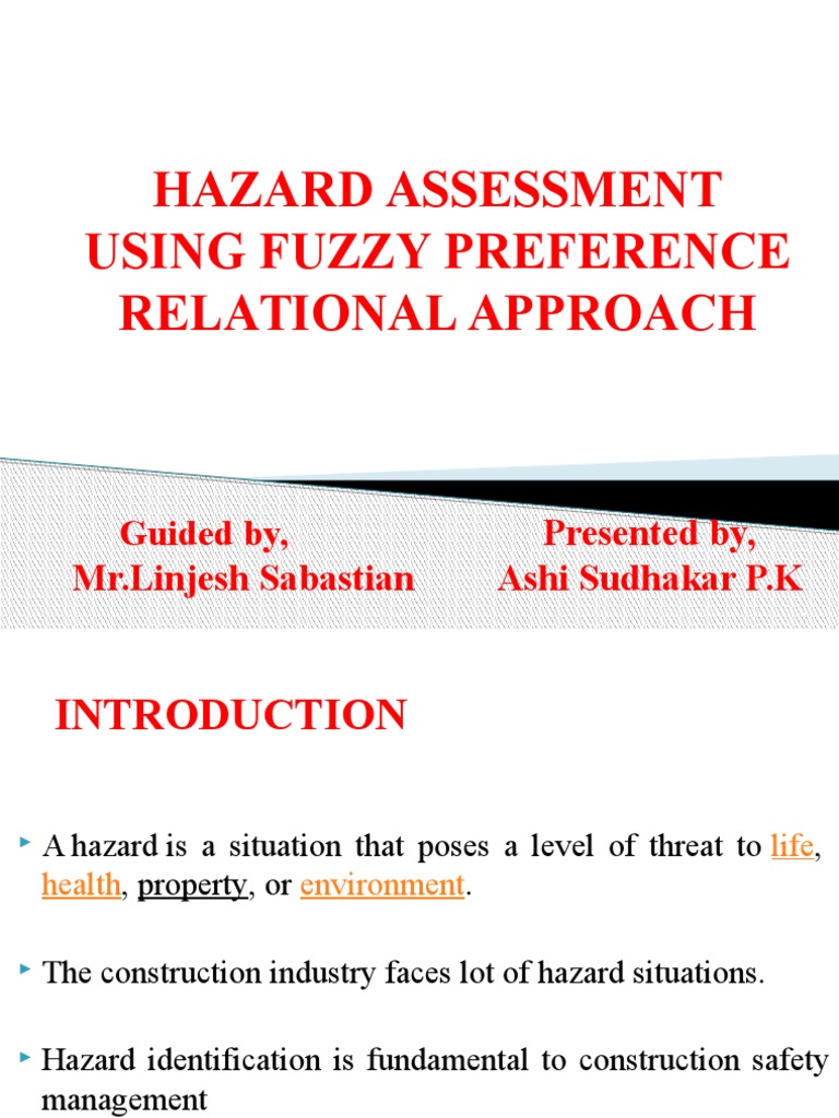 Fuzzy Logic in Construction Safety | PDF | Fuzzy Logic | Risk