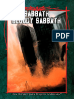 Sabbath Bloody Sabbath - Aventura Rápida (Vampiro: a Máscara)