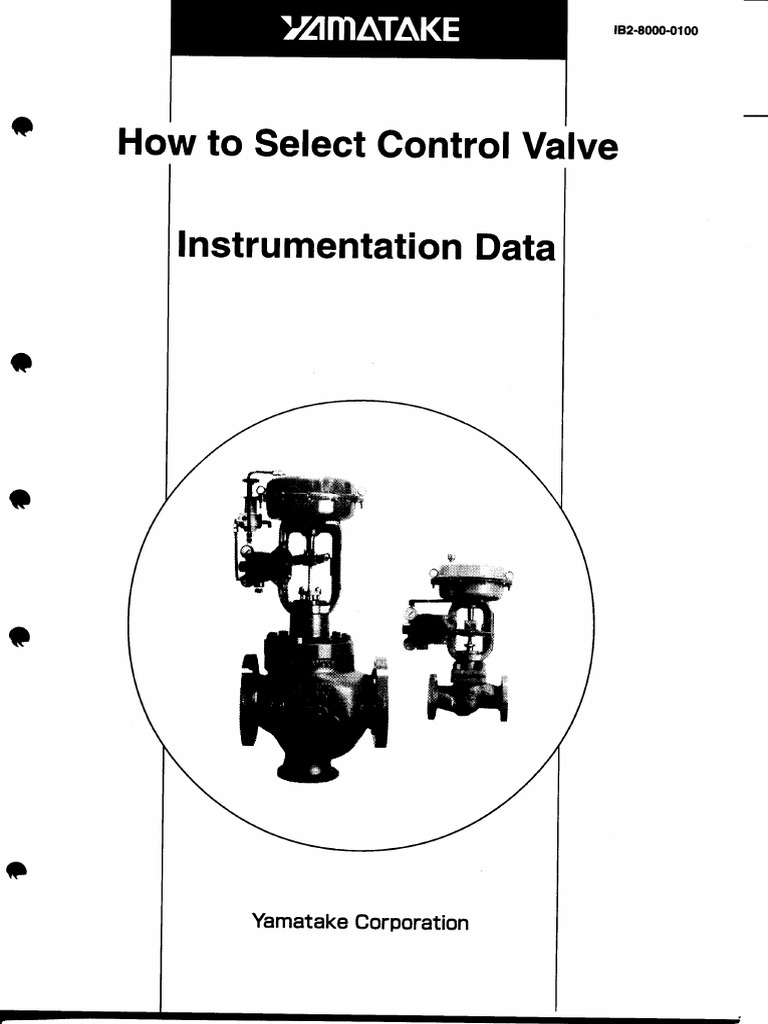 How To Select Control Valve | PDF