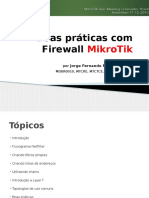 Boas práticas com Firewall MikroTik