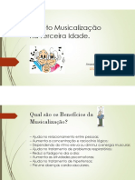 Musicalização Na Terceira Idade