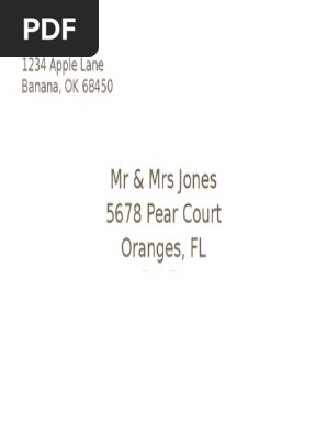 A7 Envelope Template