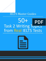 IELTS Master Guide Writing Task 2 Topics