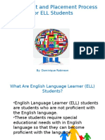 Guideline For Instructors With ELL Students