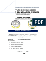 Analisis Microbiologico en Carnes