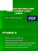 Gangguan Metabolisme Pada Vitamin Larut Lemak