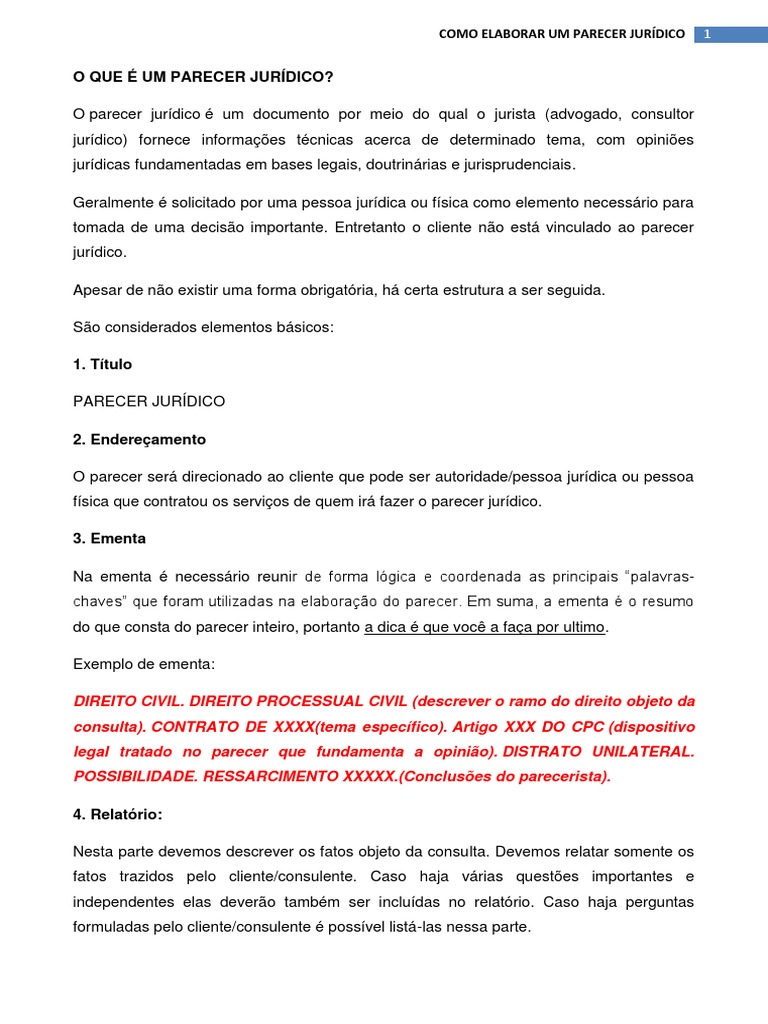 Modelo Parecer Jurídico | PDF | Lei Estatutária | Governo