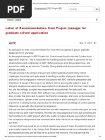 Engineering Recommendation Letter Guide | PDF | Engineer | Engineering