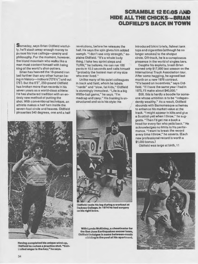 Brian Oldfield Article | PDF