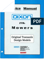 Dixon ZTR Service Manual