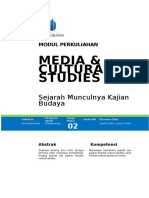 Media & Cultural Studies: Sejarah Munculnya Kajian Budaya