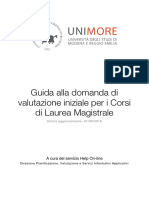 Compilazione Domanda Di Valutazione Fac-Simile PDF