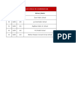 India Post Delhi Circle Re Examination: SL - No City Venue - Name Venue Code