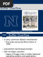 Buffer Overflow: Modified From Slides of Lawrie Brown