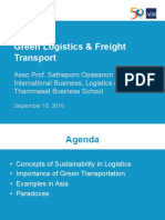 Green Freight Training_01 - S Opasanon - Green Logistics and Freight Transport