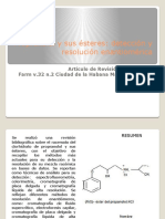 Propranolol Separacion de Rasematos