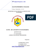 EC6701-RF and Microwave Engineering