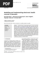 Modelling and Implementing Electronic Health Records in Denmark