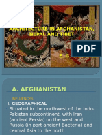 Architecture in Afghanistan, Nepal and Tibet