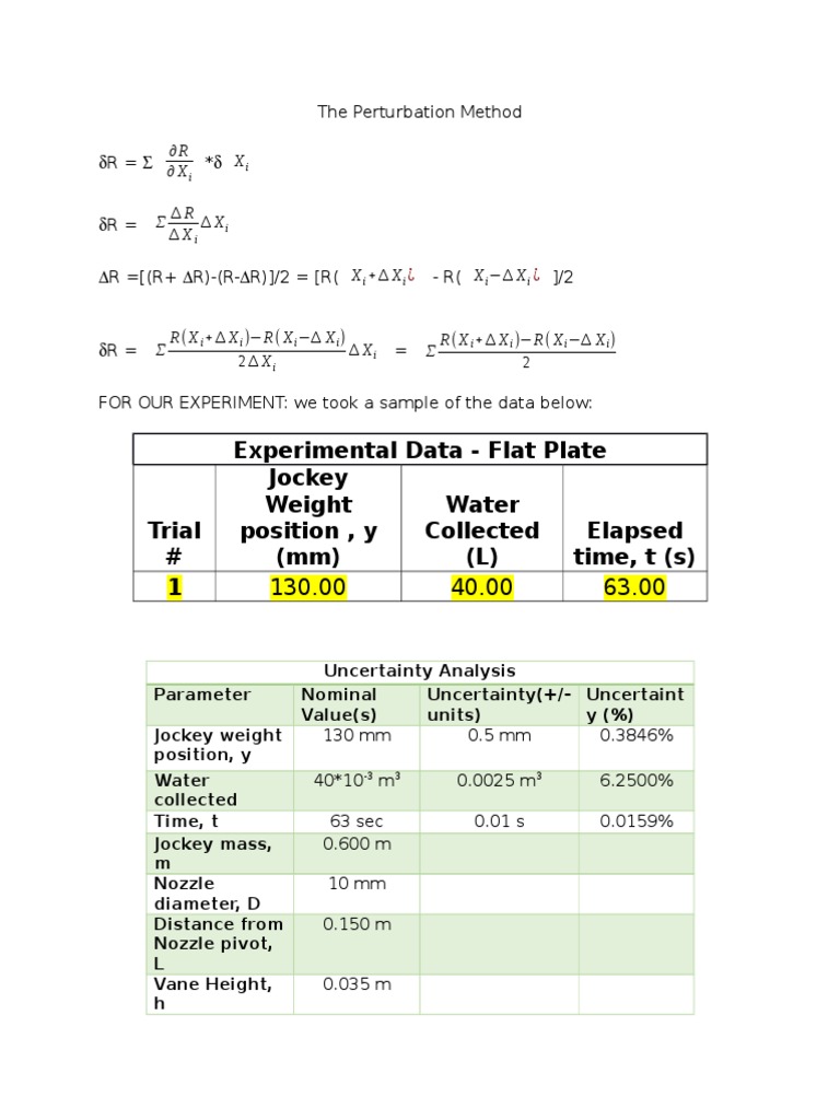 The Perturbation Method (UA) | PDF