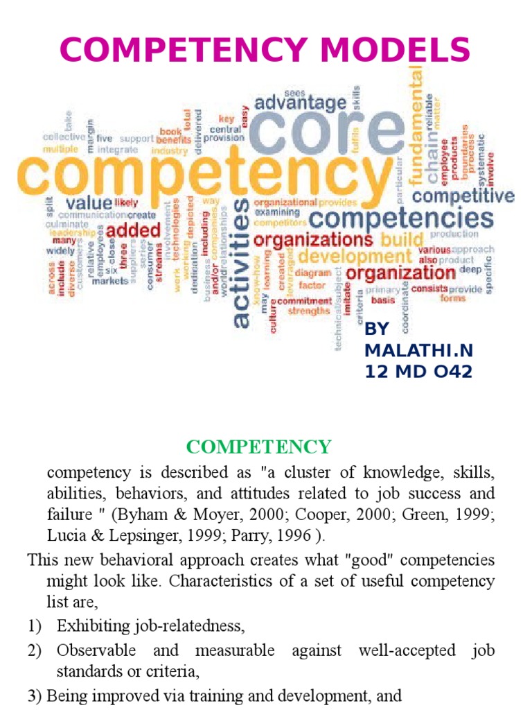 Competency Models for HR Success | PDF | Competence (Human Resources ...