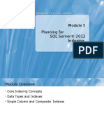 Planning For SQL Server® 2012 Indexing