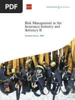 Risk Management in The Insurance Industry and Solvency II