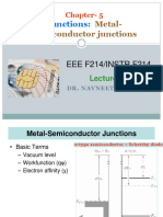 Metal-Semiconductor Junctions