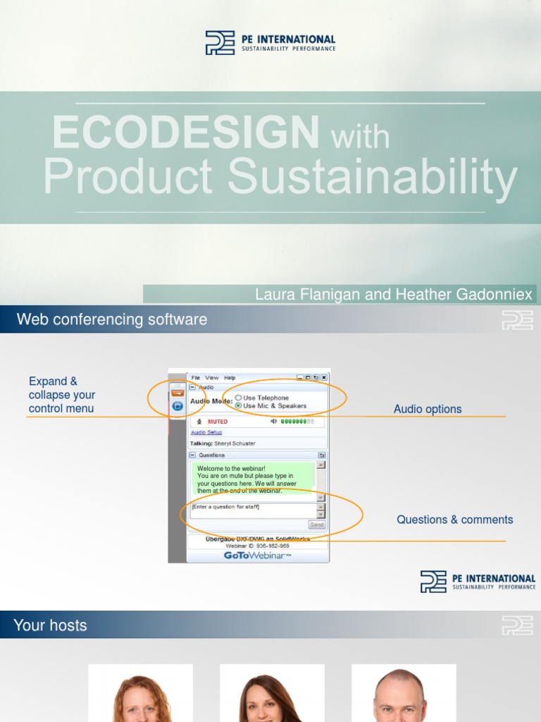Presentation Ecodesign With Product Sustainability Pdf